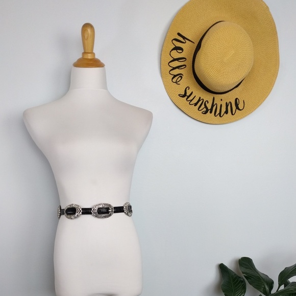 Brighton Accessories - Vintage Brighton Concho Statement Belt XS